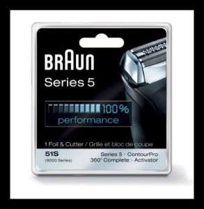Braun Series 5 Combi 51S Foil Cutter Replacement Pack  