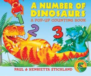   A Number of Dinosaurs A Pop Up Counting Book by Paul 