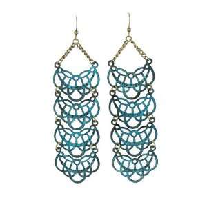 Young & The Restless ~ Jill Abbott ~ Turquoise Rustic Dangle Earrings