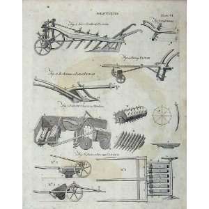   Britannica 1801 Agriculture Plough Fallow