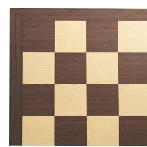   Maple Chessboard with Thin Frame and 2in Squares