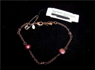 Premier Design Jewelry Raspberry CP 7.5 bracelet 5540  