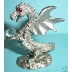   Spoontiques Pewter Hudson Fantasy Dragon Eyes of Fire 
