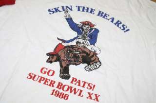 Vintage New England Patriots T Shirt 1986 Pats Flutie  