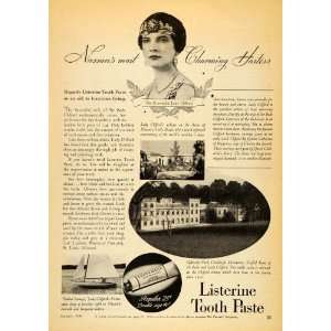   Toothpaste Lady Clifford Ugbrooke   Original Print Ad