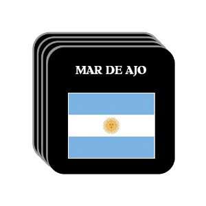  Argentina   MAR DE AJO Set of 4 Mini Mousepad Coasters 
