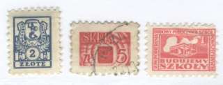 Poland Local Charity or Revenue Stamp 22 596 3 stamps  