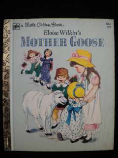 Little Golden Book Eloise Wilkins Mother Goose 1977  