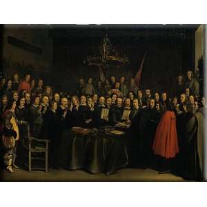 The Ratification of the Treaty of Münster, 15 May 1648 16x12 Streched 
