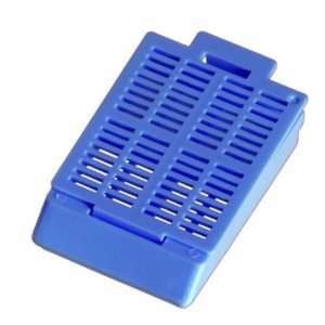   CB370 Tissue Embedding Cassettes with Blue Plastic Lid (Case of 1500