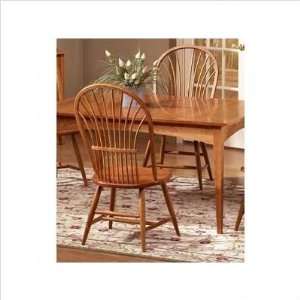 Chatham 6592S Highland Road Cherry Fan Back Side Chair Finish Natural