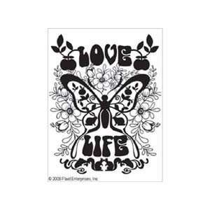  Simply Screen Silk Screen Stencils Love Life Butterfly 