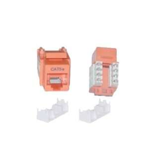  Rj45 Cat5e Keystone Jack Ul Listed Orange 32kj 0020r 