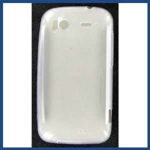    HTC Pyramid/Sensation 4G Crystal Clear White Skin Case Electronics