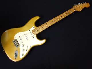 Combat Guitar ST50s Gold Relic Maple Flame neck  