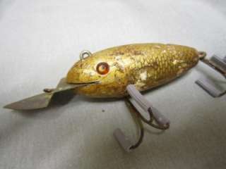 Creek Chub Toad Van Houton Wiggler SPECIAL silver, painted Lip Glass 