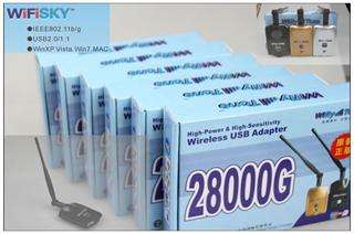 Brand New WIFLY STONE Wireless USB Wifi WLAN Adapter 1500mw 28000G 