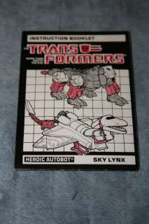 Transformers G1 Original Sky Lynx with working electronics and box 