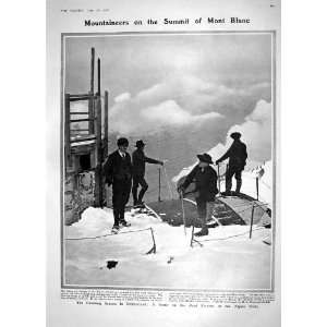   1908 MOUNTAIN SWITZERLAND MONT BLANC SHIP WESTPHALEN
