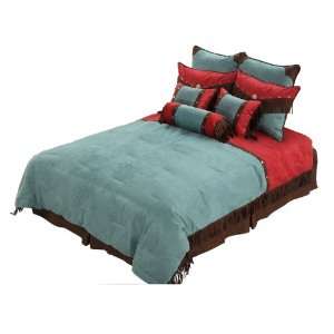  Western Bedding Turuoise Concho 7 Piece King