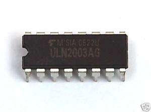 10pcs DIP ULN2003A Driver IC 7 Darlington Array 50V  