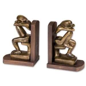 Set of 2 Deep Thought Bookends