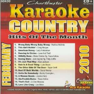 Chartbuster Karaoke CDG CB60430   Country Hits of the Month February 