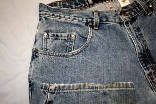 Mens Levis Silver Tab Baggy Blue Jeans Pre Owned 33 x 30 Well Worn 