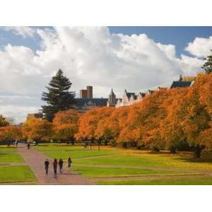  Quad in Autumn, University of Washington, Seattle, Washington 