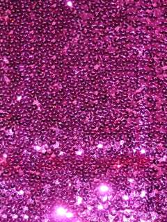 Pink sequins stretch fabric material Q566 PN  
