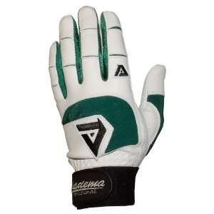  Akadema BTG485 Green Professional Batting Gloves WHITE 