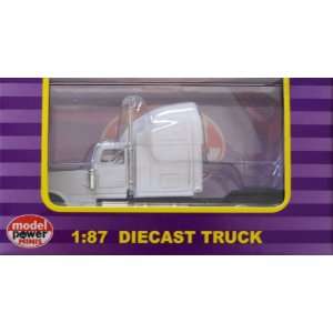  20101 1/87 Peterbilt Semi Truck Cab White HO Toys & Games