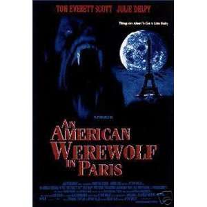 An American Werewolf in Paris Double Sided 27x40 Original Movie Poster