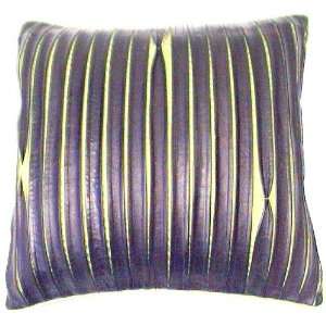  Akasha TPORL2626 Orchid Leather 26 x 26 Inch Toss Pillow 