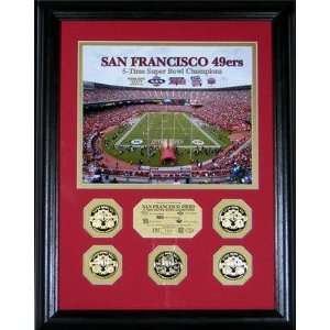  San Francisco 49ers 5 Time Super Bowl Champs Photomint 