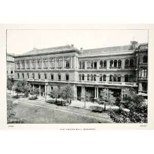 1909 Print Corvinus University Polytechnic Building 
