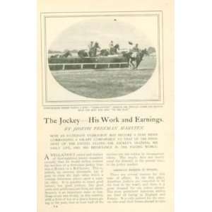  1903 Horse Racing Jockey His Earnings Odom Gannon 