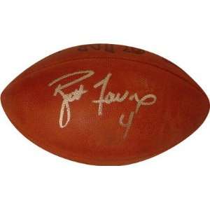 Brett Favre Autographed NFL Official Football   Silver Pen  