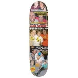 Girl Skateboards Rogers Tabloid Skateboard  Sports 