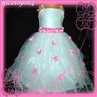 7707 P408 Baby Pinks Wedding Bridesmaid Pageant Flower Girls Dress AGE 