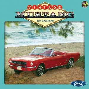  Vintage Mustangs 2011 Wall Calendar