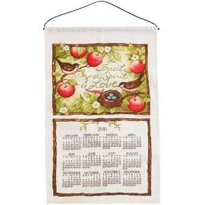   the Spirit is Love Linen Kitchen Towel Calendar 2011