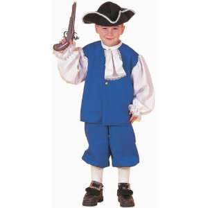  Boys Colonial Halloween Costume (Size Small 4 6) Toys & Games