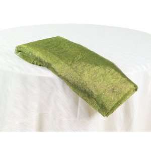 Pack of 2 Natures Glow Green Sheer Glitter Fabric Overlays 120 