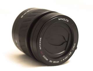 Minolta Maxxum 35 80mm F4 5.6 Zoom Lens Sony Alpha A100 A230 A580 A35 