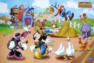 DISNEY DOWN ON THE FARM WITH MICKEY MOUSE, MINNIE, DONALD, GOOFY 