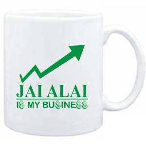  Mug White  Jai Alai  IS MY BUSINESS  Sports Sports 