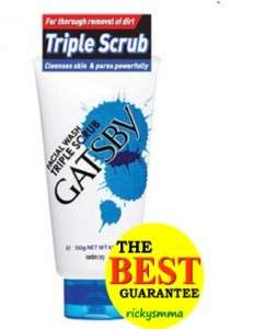 Gatsby Wax Brands Facial Wash Triple Scrub face clean  