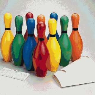 Outdoor Activities Bowling Rainbow Weighted Bowling Set