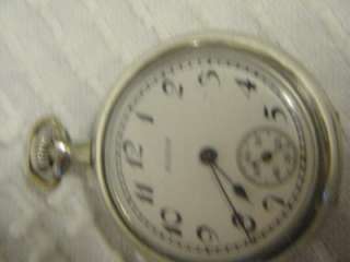  Ladies Elgin Silveroid Pocket watch   88 years old and Working Well